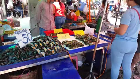 Fish market at pattaya Thailand