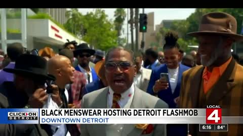 Black Menswear hosting Detroit flash Mob
