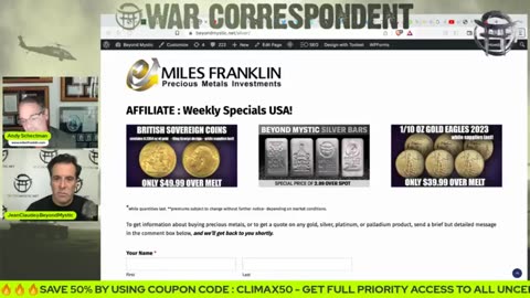 WAR CORRESPONDENT SPECIAL REPORT : FINANCIAL PARADOX, GOLD SILVER & XRP!