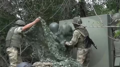 Combat work of the crews of the Tor-M2 air defence system