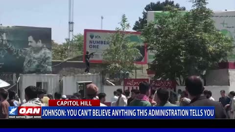 Sen. Johnson: You can’t believe anything this admin. tells you