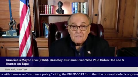 America's Mayor Live (E166): Grassley: Burisma Exec Who Paid Biden Has Convos w/ Joe, Hunter on Tape