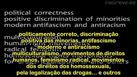 Cultural Marxism with Portuguese subtitles.