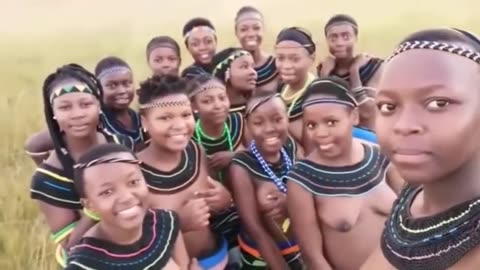 African Young Ladies Tribal Dance# Danse tribale des jeunes filles africaines