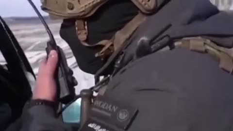 A video of a Ukrainian Commander wearing an ISIS patch.