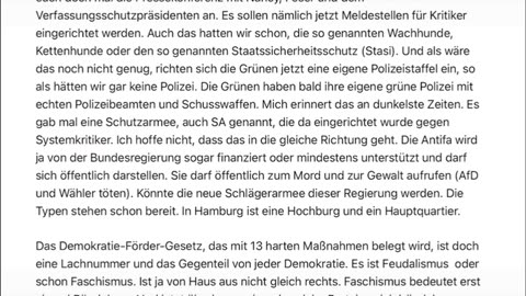 Demokratie - Förder Gesetz in Deutschland – Feudalismus oder Faschismus?