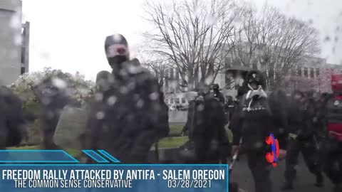 Exclusive Footage Of 03/28/2021 Salem AntiFa Assaulting Freedom Rally With Villain Phoenix Collab
