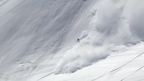 Skier Sverre Liliequist Outruns An Avalanche With A Backflip
