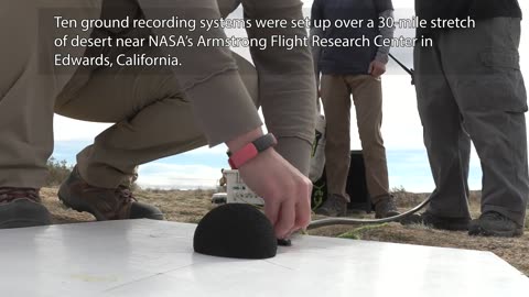 NASA Tests Ground Recording Equipment for X-59’s Future Quiet Supersonic Flights