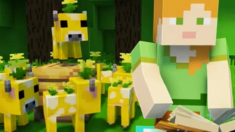 "Polish Cow Adventures Continue: Minecraft Edition (Parts 7-11) 🐄🎮 | Blocky Series Continuation"