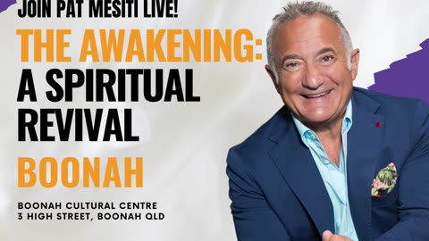 Join me LIVE and In-Person for the Awakening in Boonah!