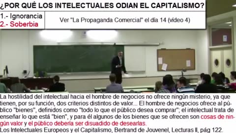 ¿Por qué los intelectuales son SOCIALISTAS? Huerta de Soto