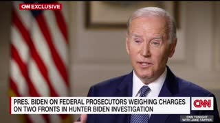 Biden addresses possible criminal charges