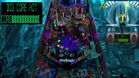 Aquaman visual pinball / VPX game play