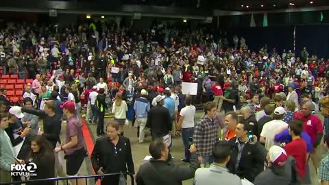 RAW VIDEO: Violence erupts at Donald Trump rally in Chicago