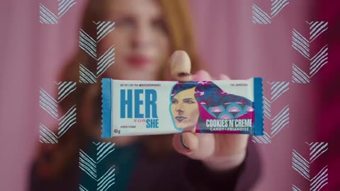 Hershey’s uses a biological male in their International Women’s Day promo