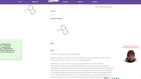 cas: 1321-67-1 naphthol 2-Naphthol Naphthalene