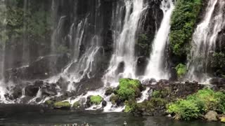 Shira-Ito waterfall in Fuji-Hakone-Ishu National park..