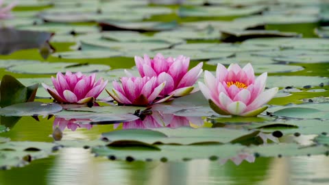 Title: "Enchanting Lotus Flower and Nil Raja: Nature's Harmony"🪷🪷