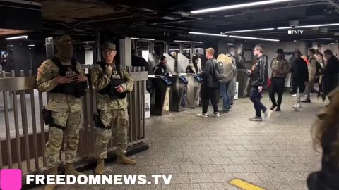 Yay NYC now has National Guards helping the Police with Crimes in the Subway
