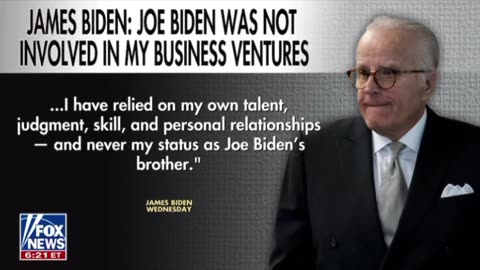 James Biden CONTRADICTED himself