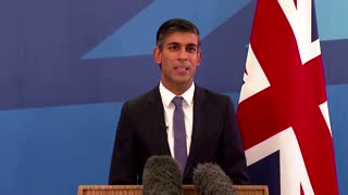 Sunak addresses public after appointment as UK PM