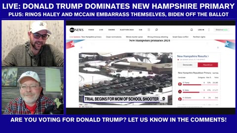 LIVE: Donald Trump Takes Center Stage In New Hampshire Primaries