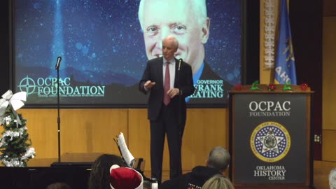 Frank Keating Addresses OCPAC Christmas 2023