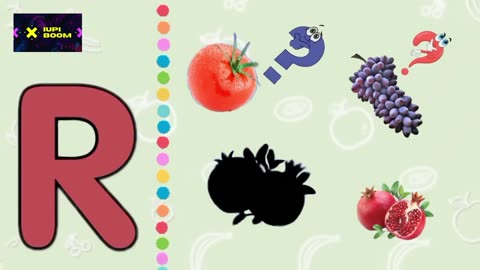 Alfabeto das Frutas | Completo em Português