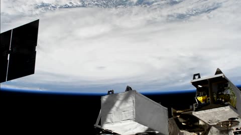 Hurricane Harvey 2 Farewell: Space Station Cameras' Last Gaze into the Storm #nasa