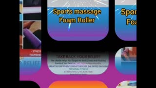 Sports massage foam rollers