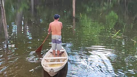 Pescando no sítio