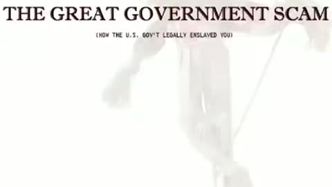 Great Government Scam: Strawman