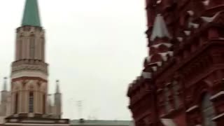 Winter Red Square in Moscow