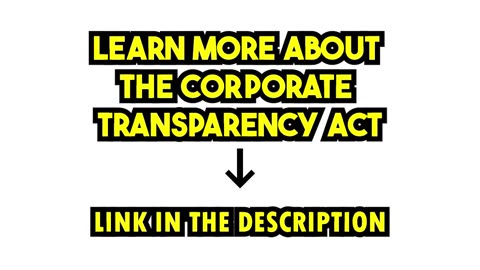 AI & Corporate Transparency Act is going to wreak havoc...