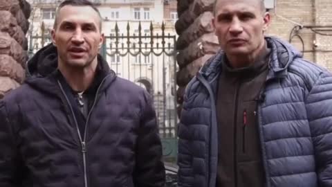 Hall of Fame Ukrainian Boxers Drops Video Explaining Their Courageous Plan to Fight Russia