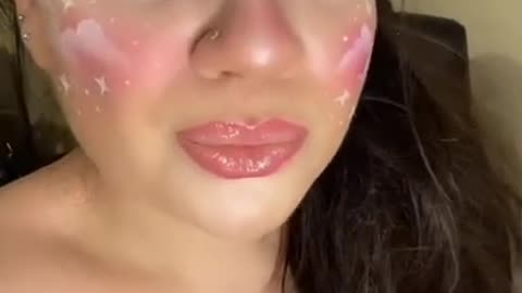 Pink cloud makeup