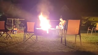 Neighbor Surprised by Beer Fire Bomb