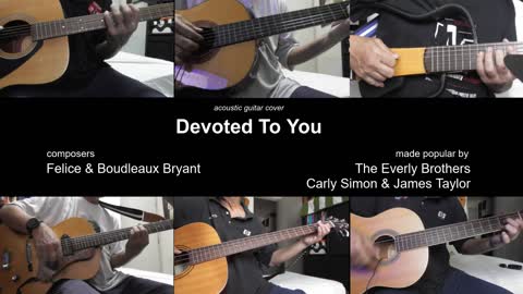 Guitar Learning Journey: "Devoted To You" instrumental cover