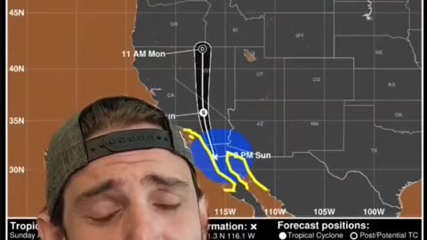 Trump Impersonator Shawn Farash does a Weather Broadcast for Hurricane Hilary