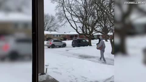 Porch Pirate Messes with the WRONG Man's Package (Caught on Ring Doorbell)