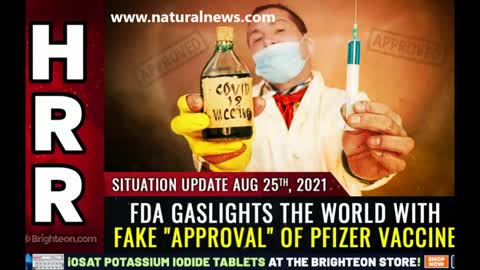 Fake FDA "approval" of Pfizer vaccine: Mike Adams