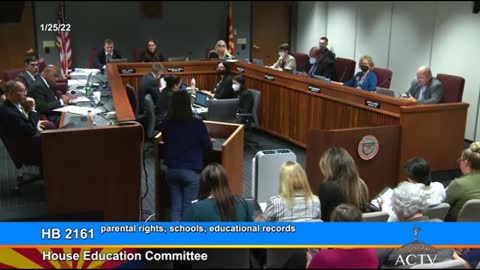 Mother Offers Testimony On HB2161 To Arizona House Education Committee