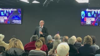 Dr Frank came to Sacramento and talked about election fraud.