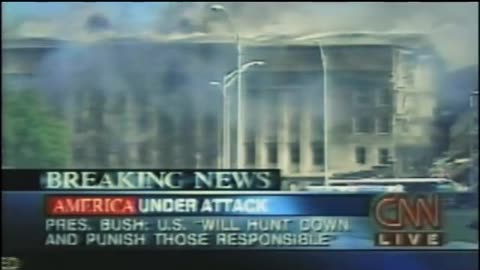 Initial News Report from the Pentagon 9/11