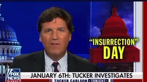 Tucker Carlson says the Jan 6 footage he has seen directly contradicts what we’ve been told.