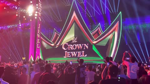 Brock Lesnar entrance Crown Jewels 2022