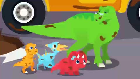 Baby Dino | The Tooth Thief | Dinosaur Rescue Vehicle - Jurassic World | Kids Cartoon