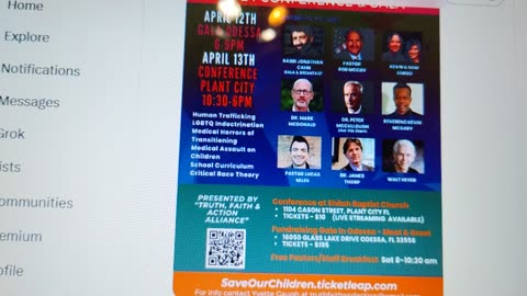 Speakers and more for Save Our Children