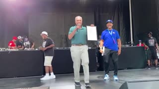 Chuck Schumer LOSES IT on Stage, Starts RAPPING
